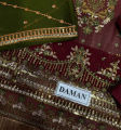 Latest Chiffon Embroidered Dress with Dupatta – Unstitched Party Wear Outfit. 