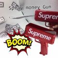 Red Supreme Money Spray Gun. 