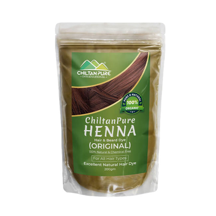 chiltanpure-Organic Henna Hair & Beard Dye Â€“ 100% Natural & Chemical Free