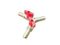 Three-Way Valve 3 Way Hose Connector Barb Ball Valve Y Shape Pipe Splitter Valve Union Fitting Y Shaped 2 Switch 3 Way Connector. 