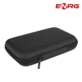 Energy - ENRG External Hard Disk Case Cover Drive Pouch Travel Carrying For HDD 2.5 SATA SSD Solid Memory Card Cable Black. 