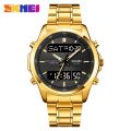 SKMEI Men Electronic Watch Dual Display Electronic Watch Multifunctional Waterproof Watch Fashion Business Style For Men 2049. 