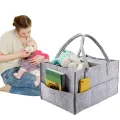 Baby Diaper Caddy Organizer - Storage Basket. 