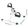 Easy Exerciser Bike white and black easy exercise pedal cycle for fitness. 