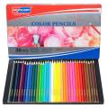SKYGLORY 36 Colored Pencils Set Pre-Sharpened Oil Color Pencils with Metal Storage Case Art Supplies for Children. 