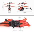 Rechargeable Infrared Sensor Hand Induction Helicopter - Best Quality, Plastic Hand Induction Control Flying Helicopter Toy with Infrared Sensor, USB Charger and Flashing Light. 