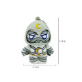 Marvel Legends Moon Knight Figure Keychain Marc Spector Cute Cartoon Figure Plush Doll Keyring Kawaii Backpack Pendant Gift. 