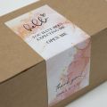 20-50Pcs Thank You Stickers Waterproof Seal Labels 6*15 Cm Packaging Stickers for Small Business Gift Decorate Stickers Supplies. 