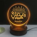 Dotz Brand Ramadan Kareem 3d illusion Lamp, Room Decoration Items, Lamps for Bedroom, Decoration Pieces for Room, Home Décor. 