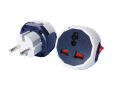 Universal Multi Plug Adapter Travel Adapter, Two pin socket Button, 3 Pin US, UK converter to EU Plug Conversion Adapter Highly Durable Multi Socket. 