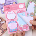 60Sheets/Book Cartoon Combo Memo Pads Kawaii Sticky Notes DIY Diary Journal Planner Decorations Korean Stationery School Office. 