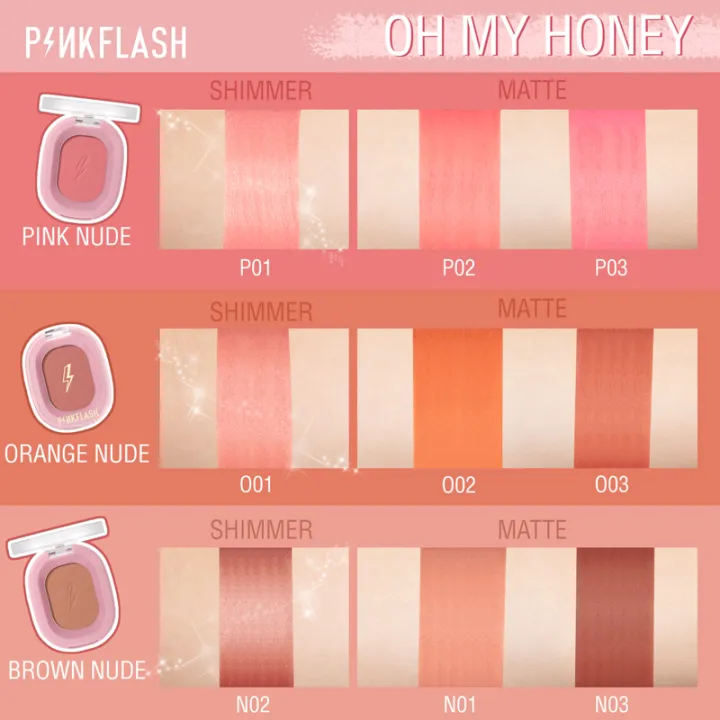 BataBata%20PINKFLASH%20Makeup%20Blush%20Matte%20Sun-Finish%20Long%20Lasting%20Face%20Blusher%20Contour%20Powder%20Beauty%20Peach%20Pink%20Korean%20Makeup%20Blush%20-%20Image%202