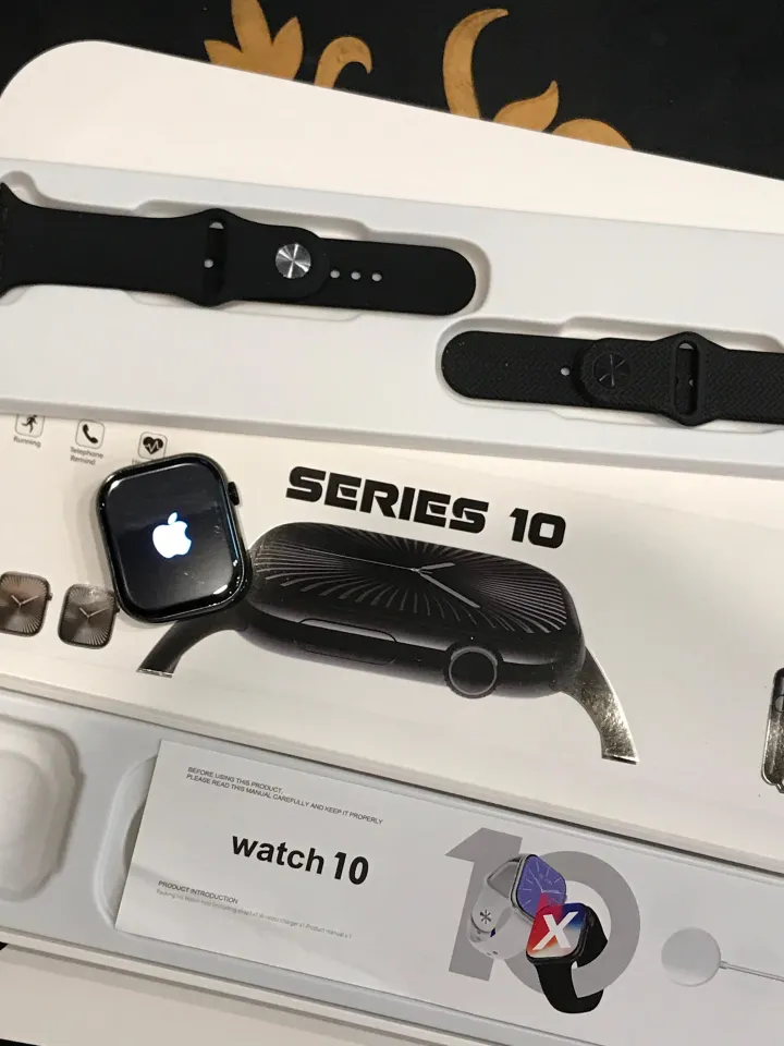 series 10 smartwatch clone with apple logo original packing,serial