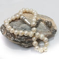 Export Quality Natural unique design Tasbih Natural Pearl misbaha Freshwater Pearl Muslim Jewelry Rosary Bead Islamic Gift (10mm x 33beads) – muslim Pearls zikr prayer Tasbeeh - handmade  Rosary 10mm tasbi counter Stress Relaxation. 