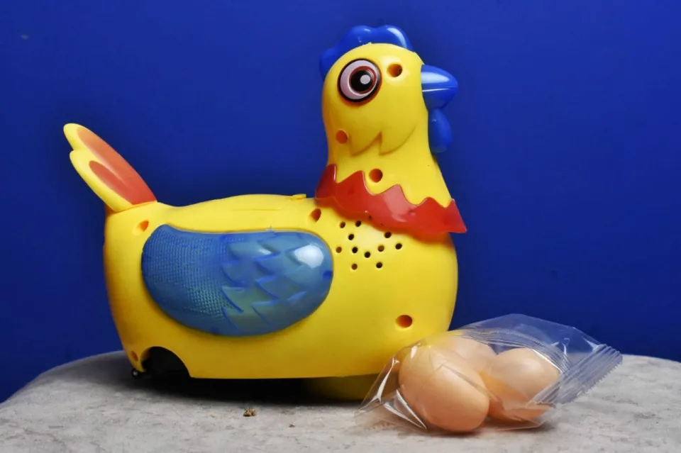 Egg Laying Hen Toy Lighting Music Battery Operated for Kids