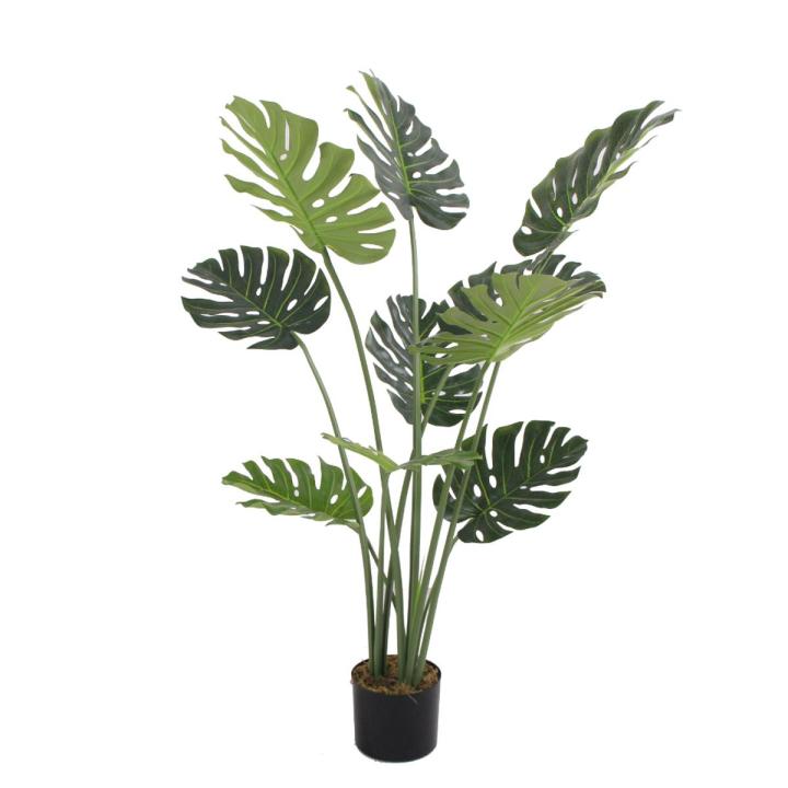Imported%20artificial%20%20Monstera%20Plant%20with%20black%20planter%20-%20Image%202