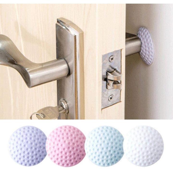 Door Handle Bumper Rubber Lock Crash mat Pad Baby safety Protective Anti-collision Edge Corner Wall Protector Guard Door Stopper