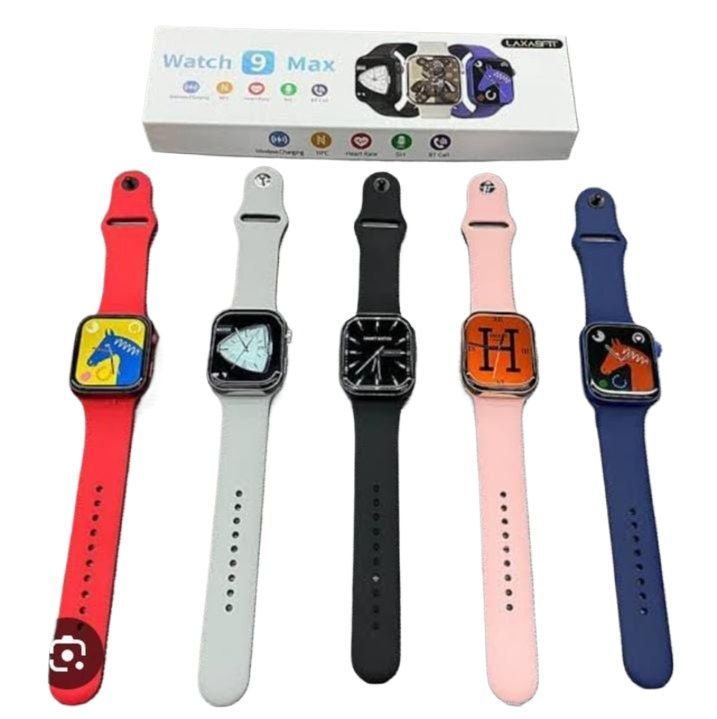 Watch 9 Max Series 9 Smartwatch (2.19 Inch Ips) 22mm Strap With Laxasfit App