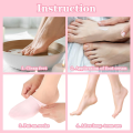 Silicone Socks Moisturizing Gel Heel Socks – Anti-Crack Foot Care Spa Socks for Dry Feet & Cracked Heels, Soft Elastic Non-Slip Heel Pad, Silicon Reusable Hydrating Exfoliating Sleep Therapy Socks, Unisex Foot Protector for Women & Men, Callus Relief. 