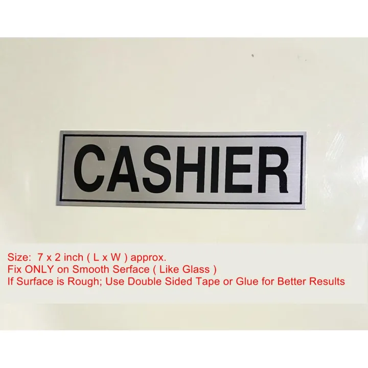 CASHIER%20Name%20Plate%20(7%20x%202%20inch)%20Imported%20Name%20Plate%20-%20Self-Adhesive%20Aluminum%20Sign%20Plate%20-%20Image%203