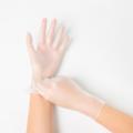 Disposable Waterproof PVC Gloves Medium. 
