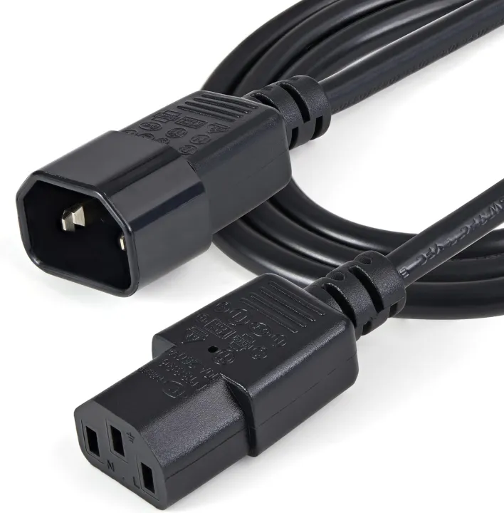 🔌 4 Meter PC Power Cord Extension Cable C13 to C14 | 4 Meters | 250V ...