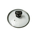 XOGO Picks Premium Quality Glass Lid / Cover for pan & pots with round handle-18CM. 