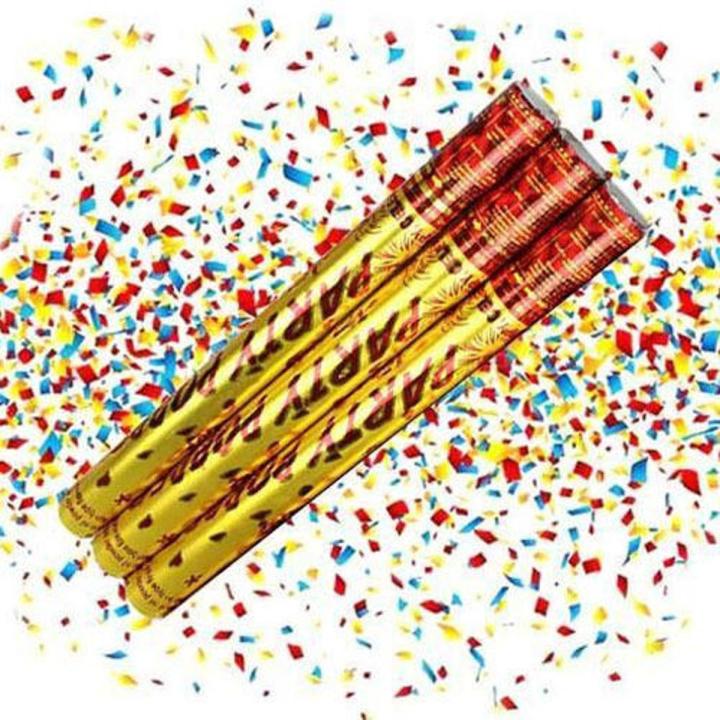 Party Supplies Confetti Party Poppers Birthday Celebrations Wedding, Showtime, Celebrate New Year Parties, Anniversary & Graduation Farewell Glitter for Indoor & Outdoor Events, Air Compressed Party Popper Available