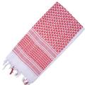 RED WHITE  Shemagh Scarf. 