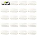 Wig Fixing Clip Multi-functional Hair Extension Clips Set of 20 32mm with Rubber Tips 7-teeth for Women's Hairpieces Wigs Diy Hairstyles 7 Teeth Hair Extension Clip. 