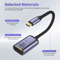 USB Type C to HDMI 2.1-Compatible Cable 8K 4K 60HZ for Phone TV MacBook iPad USB-C USBC Adapter Video Wire Plug HD Converter. 