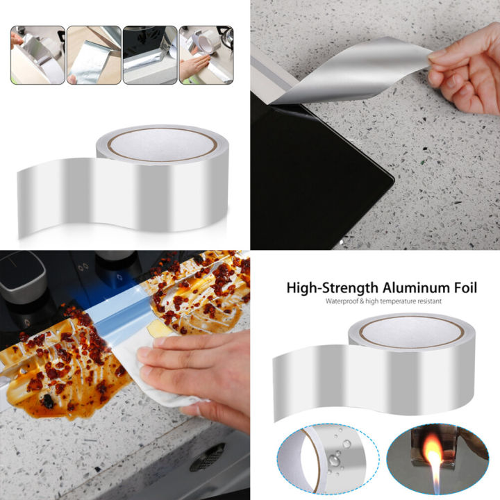 Premium Heavy-Duty Aluminum Foil Adhesive Tape – Heat Resistant ...