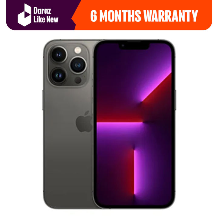 Apple iPhone 13 Pro 128GB - NON PTA J.V SIM LOCK (FREE CHARGER & COVER) - Daraz Like New Phones (Mobile Phones) - Used Phones