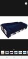 Blue Sofa Combed WITH ARAM  3 Seater Stylish Tafteen Design Colour Can be Customised {{ Special offer } Available. 