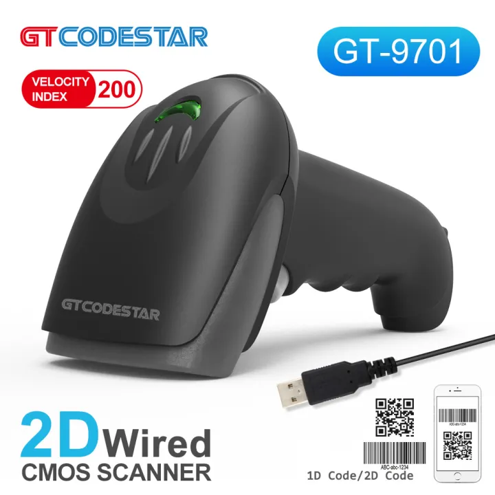 Speed-X%208500%202D%20Wire%20Cmos%20Handheld%20Barcode%20Scanner%20(Scanner%20with%20Plug%20&%20Play%20Usb%20Cable%20&%20Stand)%20-%20Image%202