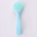 1 Pcs Silicone Face Scrubber Exfoliating Brush Manual Handheld Facial Cleansing Soft. 