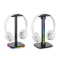 RGB Headphone Stand Game Headset Desk Display Holder - A. 