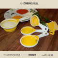 Zing Yellow Silicon Measuring Cups - Set of 4 - Premier Home - SKU 0807017. 