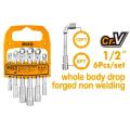 MS - Ingco LASWT0601 6 Pcs L-Angle Socket Wrench Set. 
