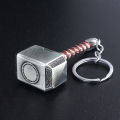 Thor Hammer Metal Keychain Movie Key Ring Cosplay Prop Key Holder For Fans Bag Ornament Car Pendant Gift. 