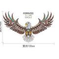 New Style Eagle Decoration Mural Cool Library Office Restaurant Wall Stickers [SK9154]. 