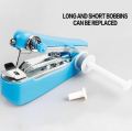 Mini Portable Household DIY Needlework Machines Fabrics Pocket Manual Handwork Outdoor Fabric Stitch Cloth Needle Threader Tailor Sew Handheld Delicate Thread Stitching Repairs Operate Kit Use for Travel and Home. 