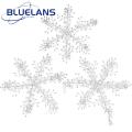 Christmas Snowflake Glitter Home Decor Hanging Xmas Snow Flake Pendant. 