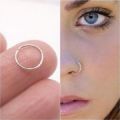 Nose Ring Tiny Hoop Nose PACK of 2 gold/silver color For Women. 