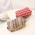 New Makeup Bag Large Capacity Student Wool Hot Selling Knitted Storage Bag New Year Pen Bag. 