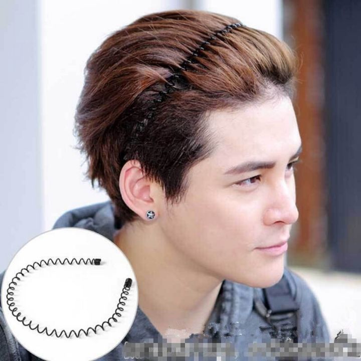 headband metal strong hold rust free alice hairband / hairband for men women girls kids unisex universal fasionable black strong metal