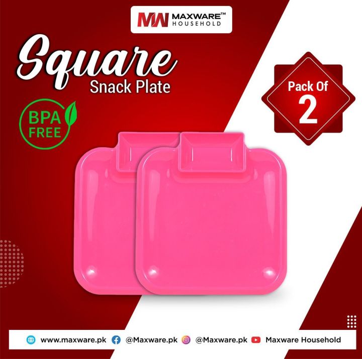 (Pack%20of%202)%20Square%20Snack%20Plate%20Square%20Snack%20Plate%20Fries%20Plate%20Chips%20Plate%20Pizza%20plate%20Noodles%20plate%20for%20Children%20-%20Image%203