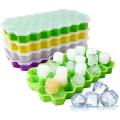 Ice Cube Molds with Lid Flexible Ice Trays BPA Free. 