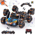 Cool 8-Wheel RC Stunt Car for Kids | Gesture Sensing Hand Controlled Remote Control Car | 360° Rotation, Drift & Stunts | Rechargeable Toy Car for Boys Age 6-14 | Birthday Gift Id. 
