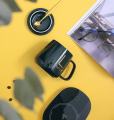 Smart Portable Coffee Tea Cup Warmer Heater Set Heating Cup Pad Ceramics Mug Thermostatic Electric Coaster 55℃ Mug Mat Office Tea Coffee Milk Heater with Cup Spoon. 